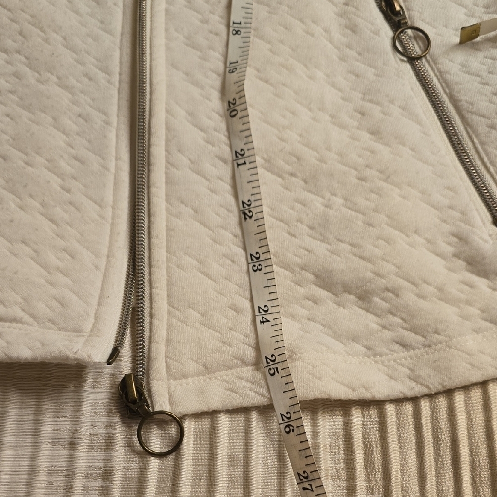 Ruby Rd. Cream Quilted Teddy Jacket - Picture 7 of 10
